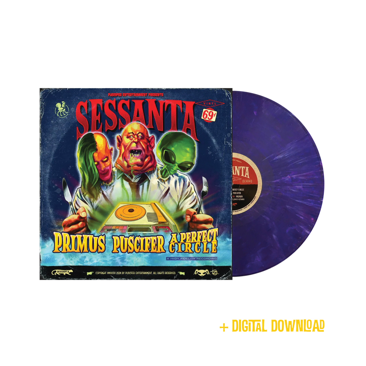 'SESSANTA' - E.P.P.P. 12" Vinyl - Purple Party Swirl Vinyl