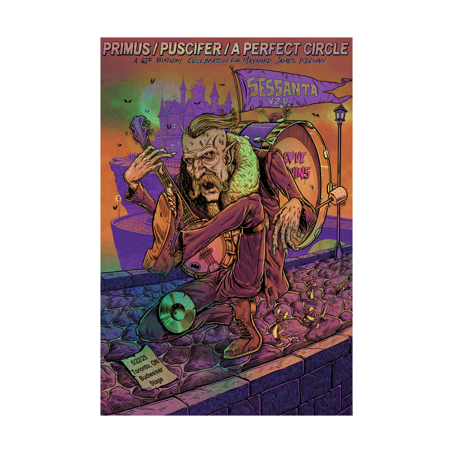 5/22/25 - Toronto, ON Poster by Johnny Crap