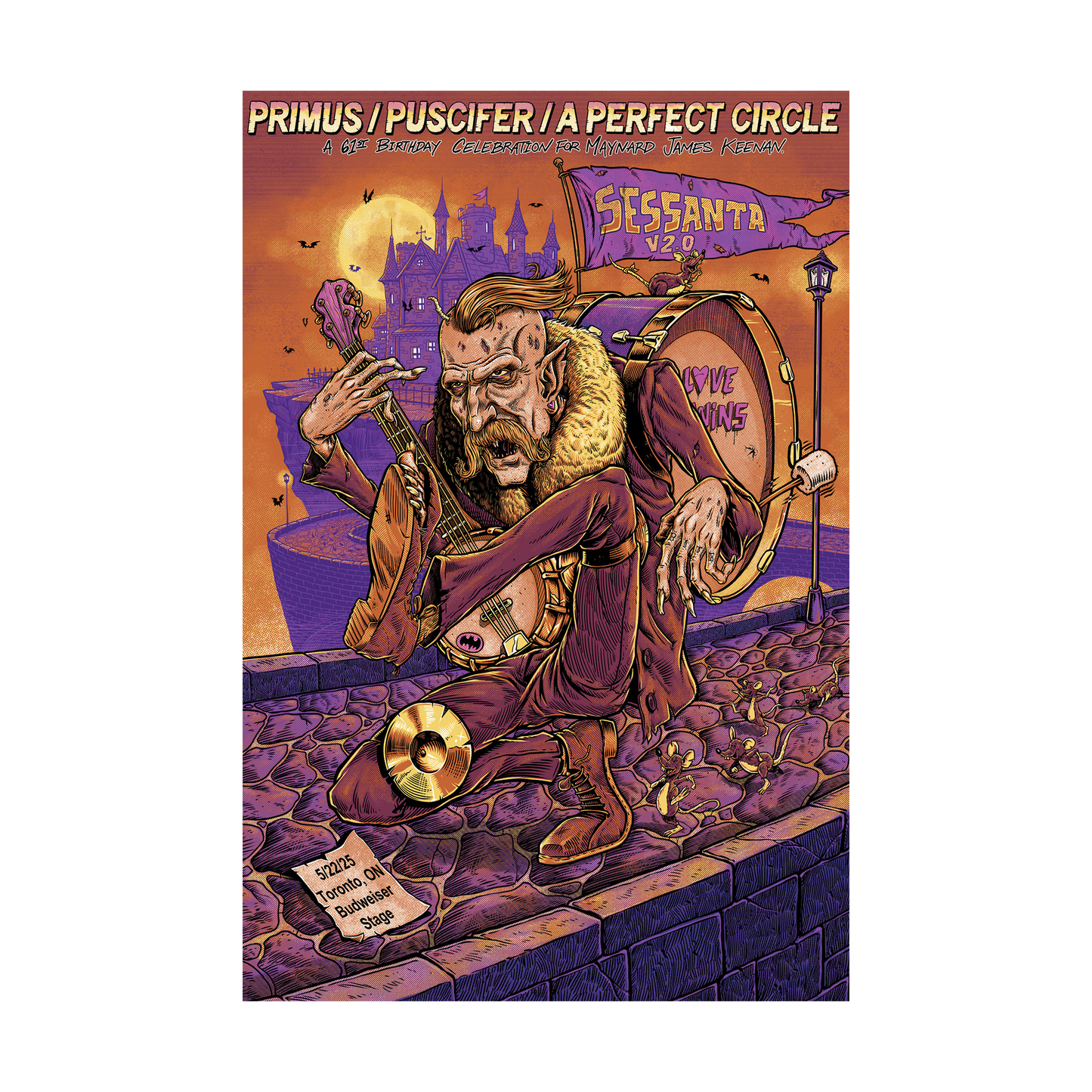 5/22/25 - Toronto, ON Poster by Johnny Crap