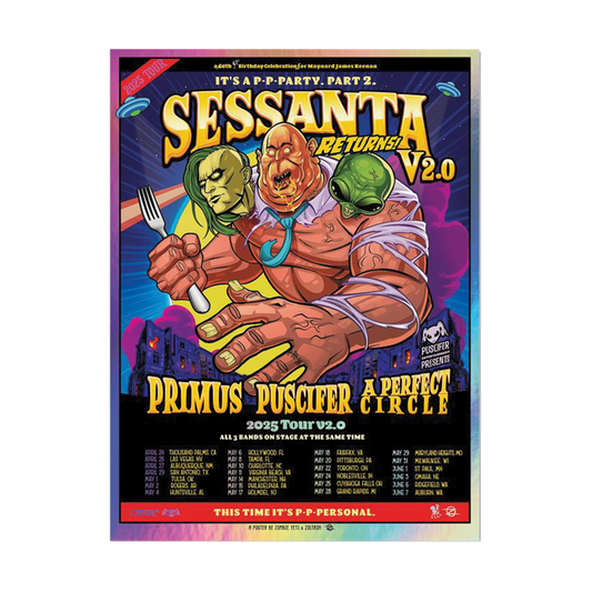 Sessanta V2.0 Web-Exclusive Tour Poster - Rainbow Foil