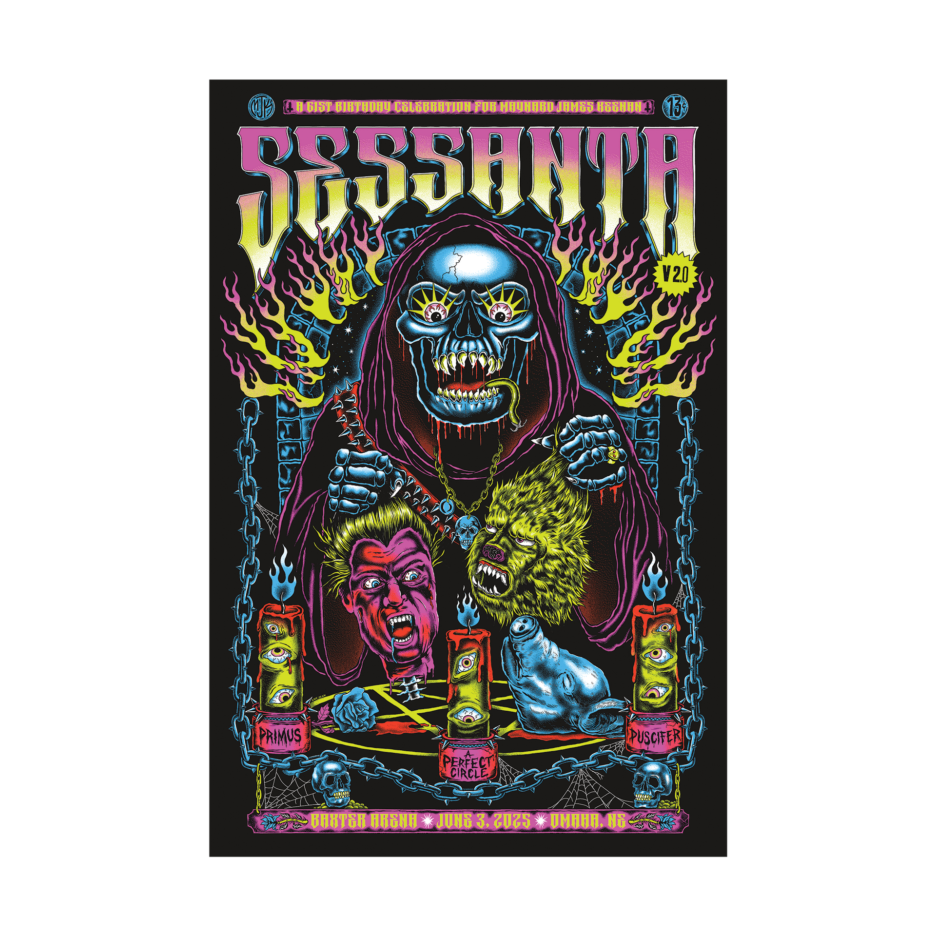6/3/25 - Omaha, NE Poster by Amy Jean – Sessanta