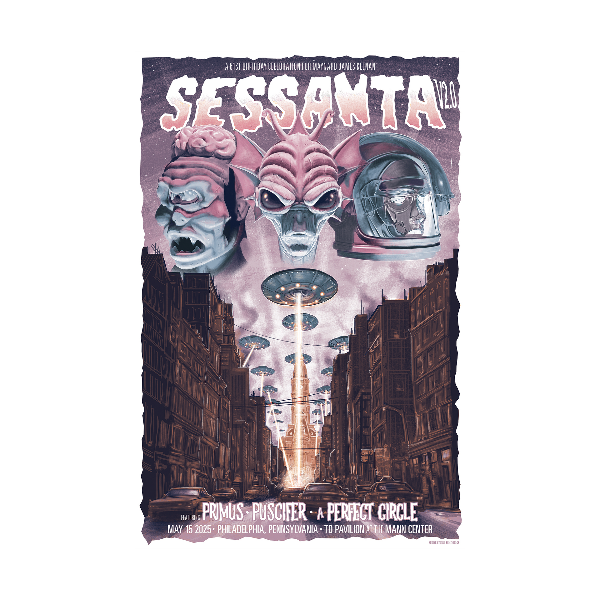 5/15/25 - Philadelphia, PA Poster by Paul Kreizenbeck – Sessanta